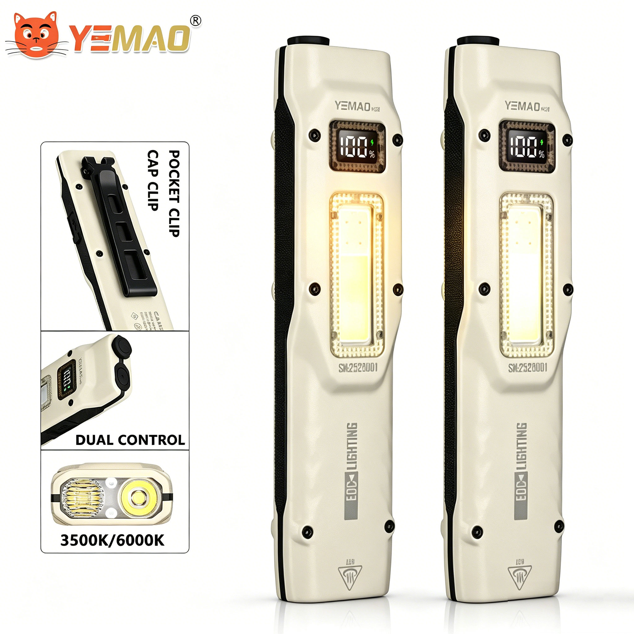 Outdoor Adventures - Portable 880LM YEMAO M28 Ultra-thin Tactical