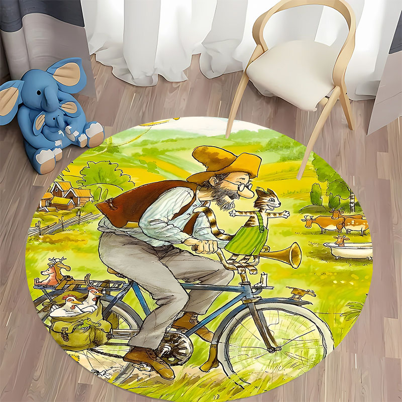 Outdoor Adventure Farm - Free shipping! Whimsical Bicycle Adventure Rural
