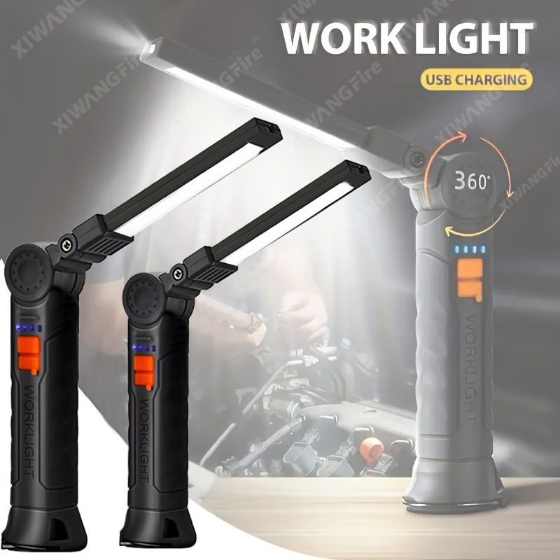 Outdoor Adventures - Rechargeable LED Flashlight Work Light with