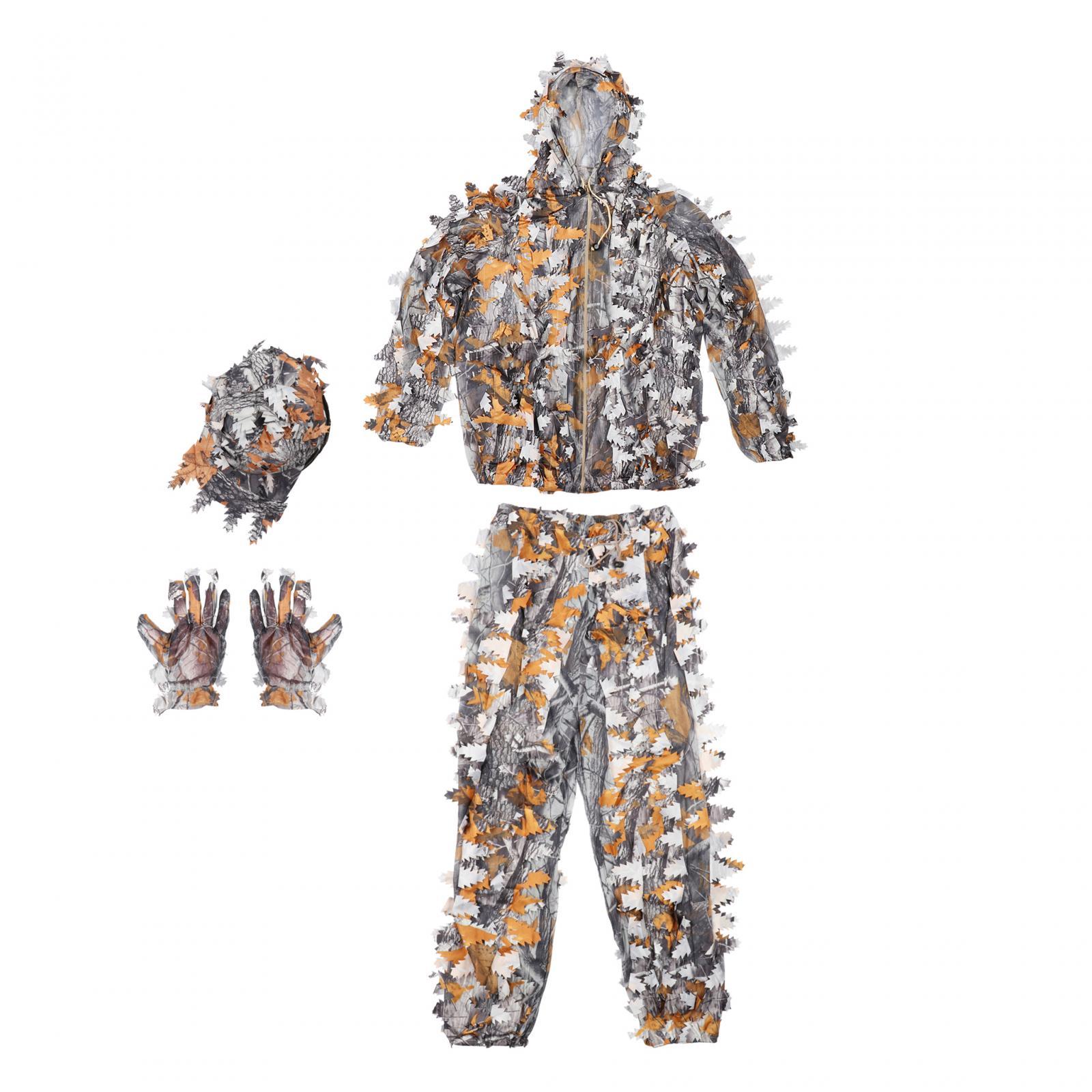 3D Leaves Ghillie Suit Set Woo - đánh giá và giá Outdoor Adventure Farm