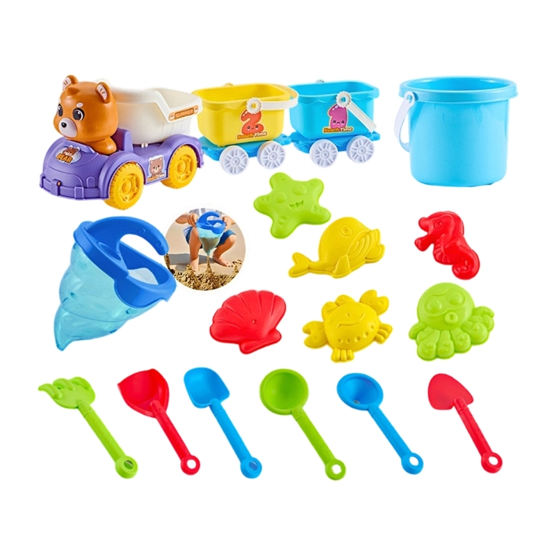 1 Bộ Đồ Chơi Bãi Biển Cát Màu  - đánh giá và giá Outdoor Adventure Toys For Kids