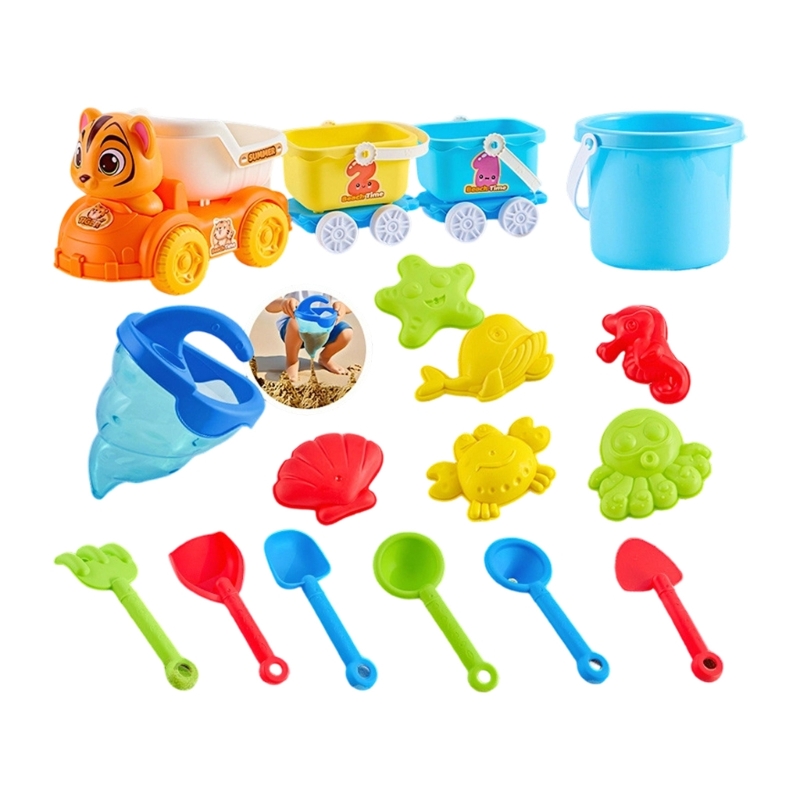 1 Bộ Đồ Chơi Bãi Biển Cát Màu  - đánh giá và giá Outdoor Adventure Toys For Kids