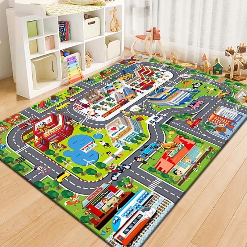 Colorful Kids City Map Play Ma - đánh giá và giá Outdoor Adventure Toys For Kids