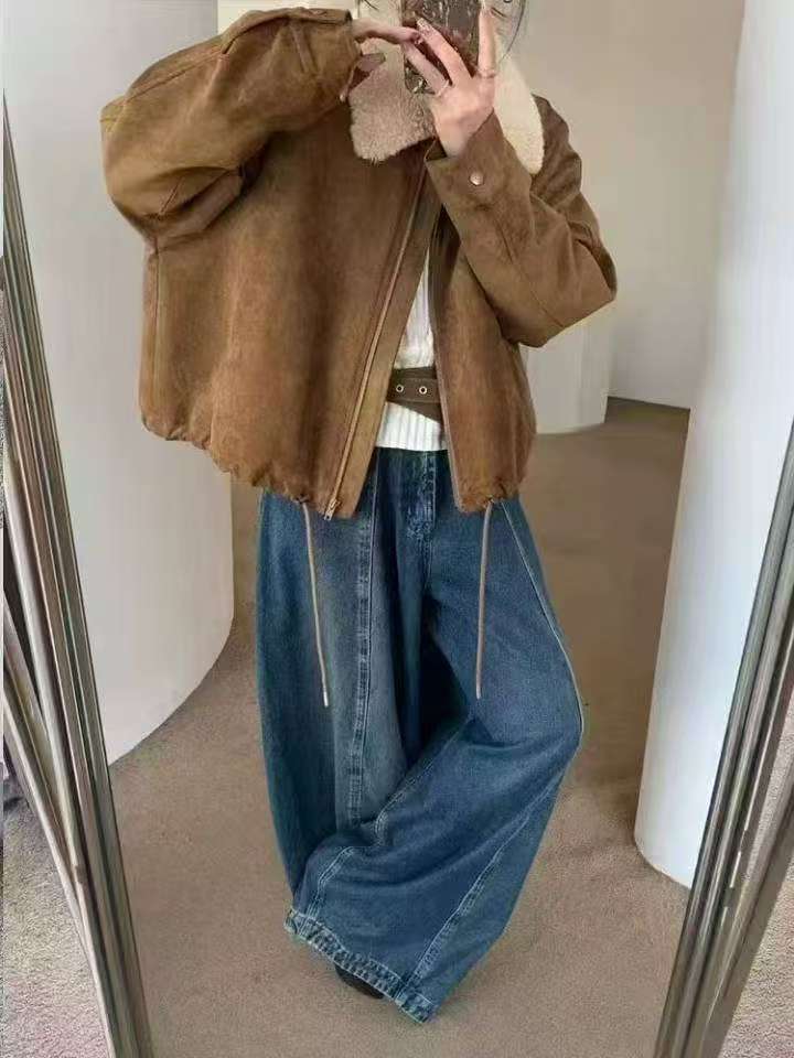 Lamb Wool Jacket Oversize Woma - đánh giá và giá Outdoor Adventure Farm
