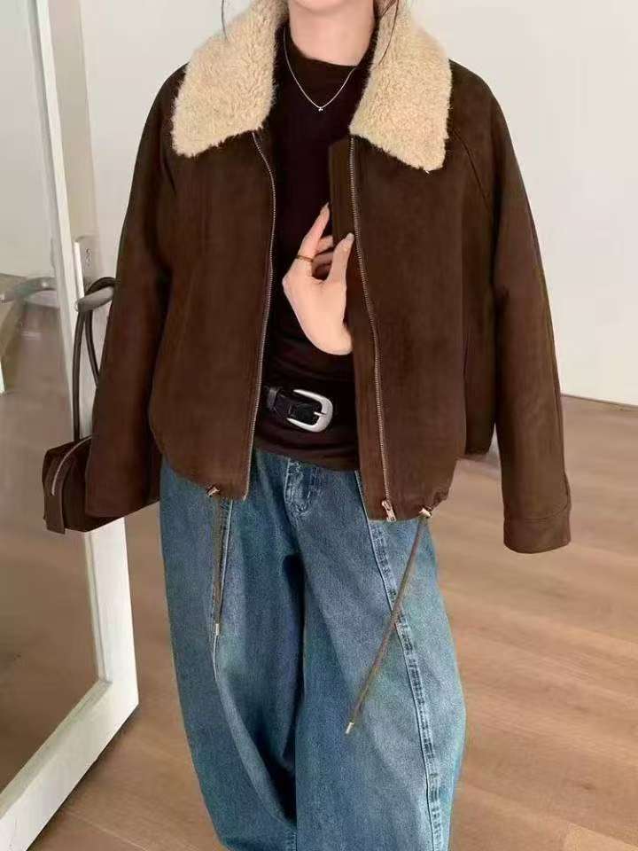 Lamb Wool Jacket Oversize Woma - đánh giá và giá Outdoor Adventure Farm