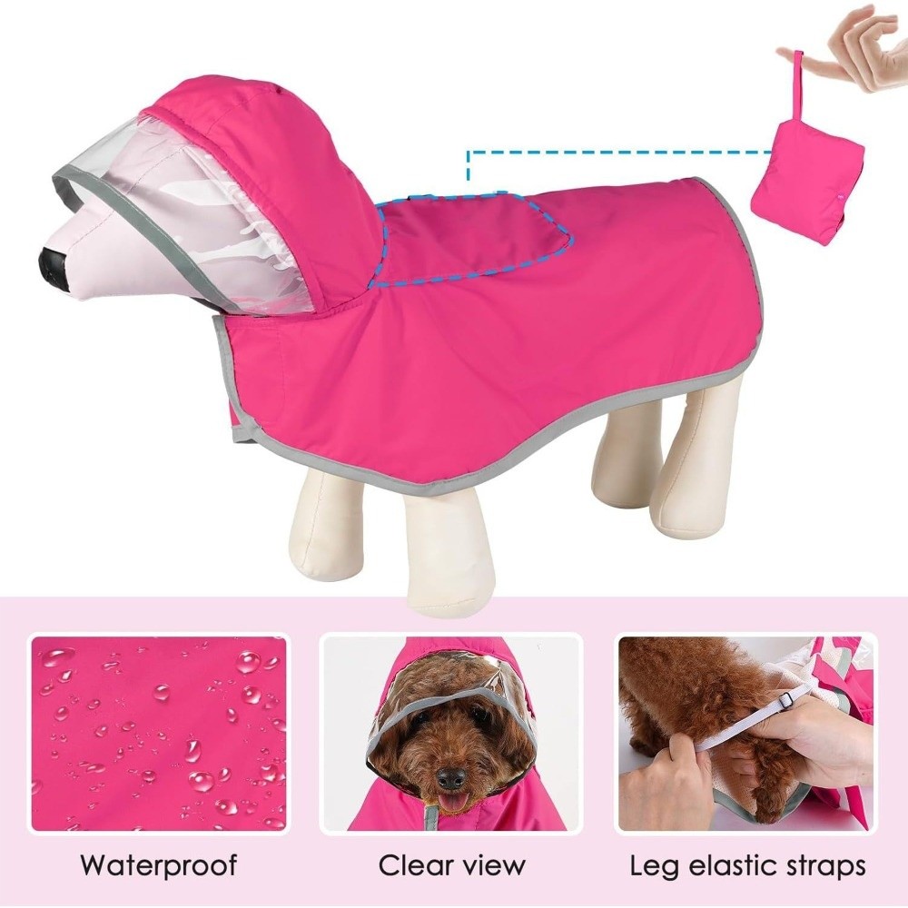 Waterproof Dog Hooded Raincoat - đánh giá và giá Outdoor Adventure Gear