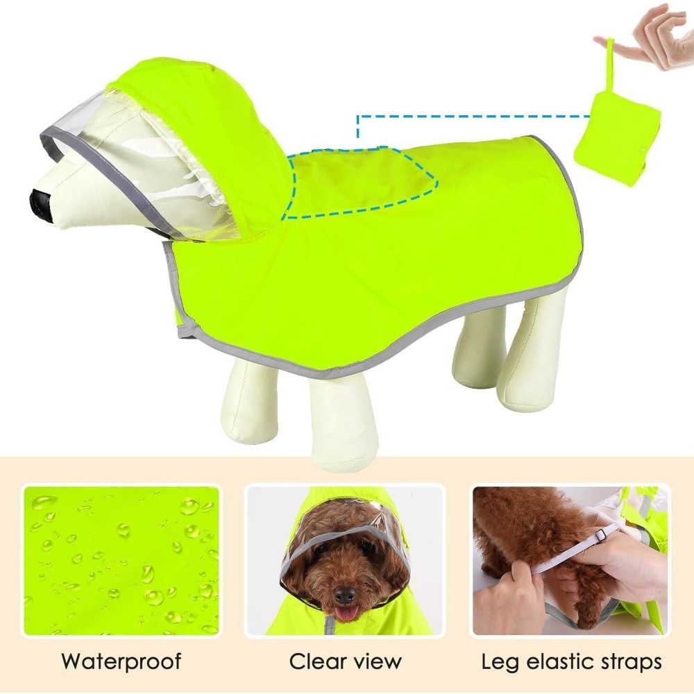 Waterproof Dog Hooded Raincoat - đánh giá và giá Outdoor Adventure Gear
