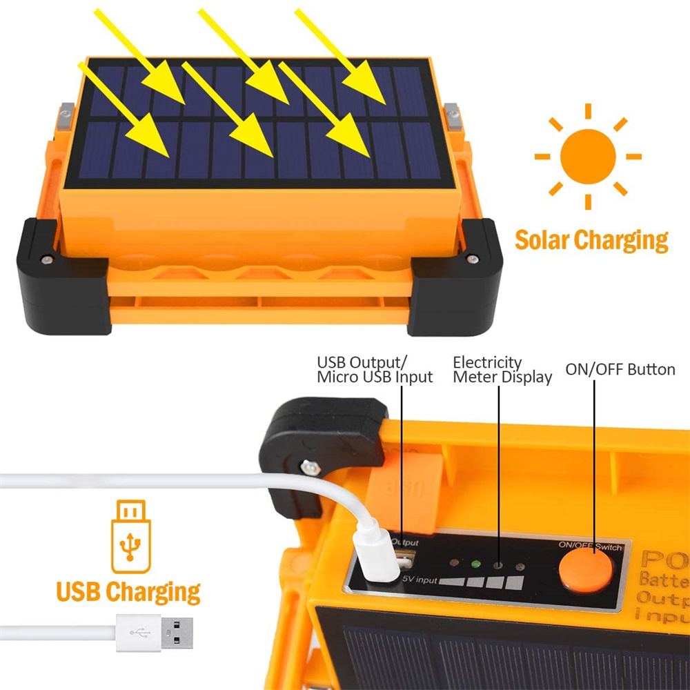 350W Sạc Đèn LED Năng Lượng Mặ - đánh giá và giá Outdoor Adventure Jobs