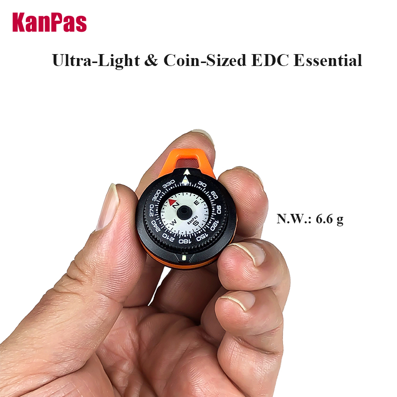 KANPAS EDC Mini Compass, Lumin - đánh giá và giá Outdoor Adventure Gear