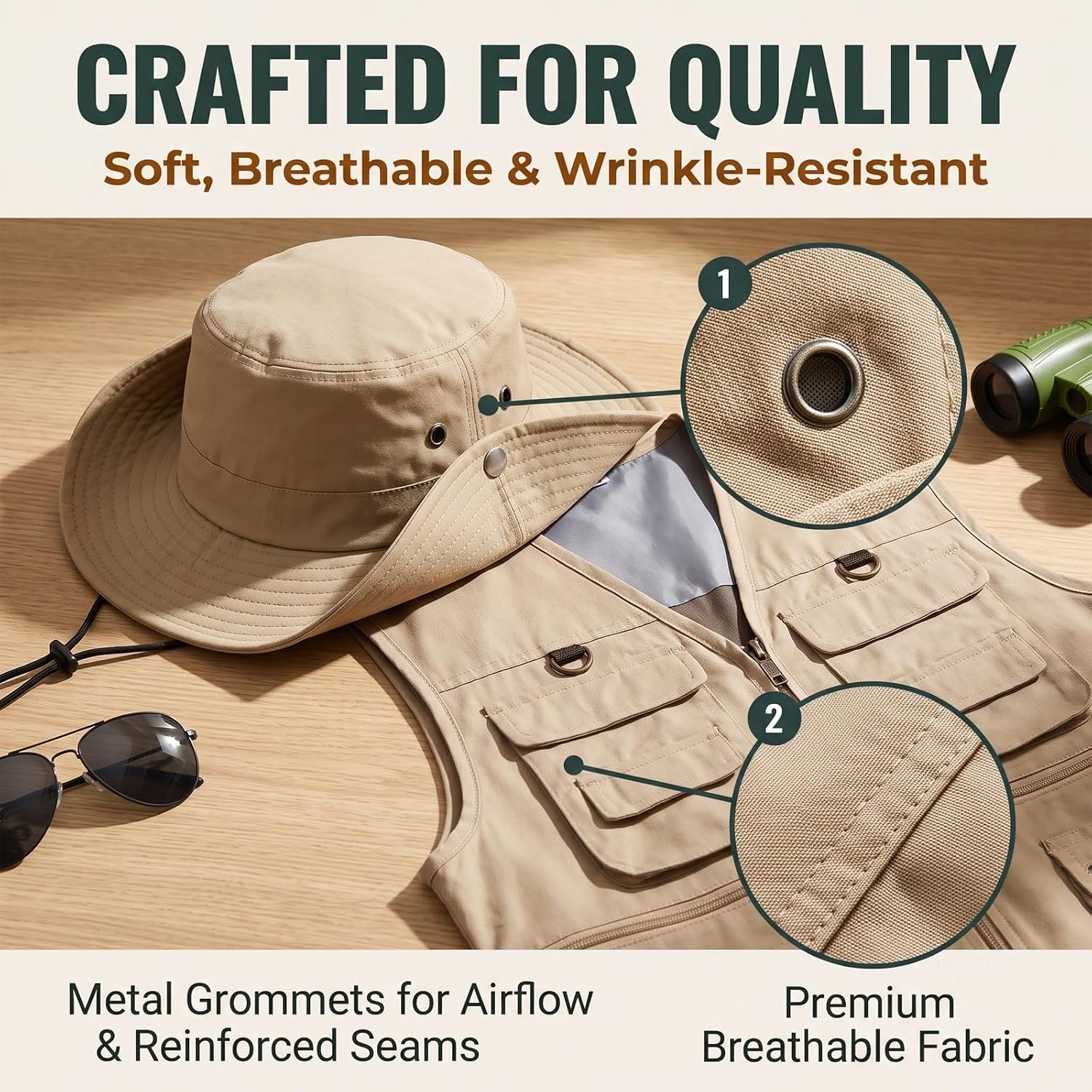 4 Pcs Men Safari Costume Set O - đánh giá và giá Zoo Outdoor Adventure Set